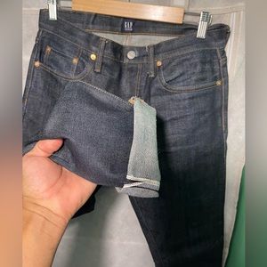 Gap skinny fit selvedge denim